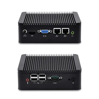 Newest 2 LAN mini pc 1037U barebone desktop pc