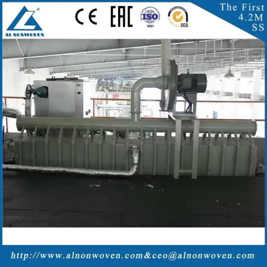 High quality AL-2400 SS 2400mm non woven fabrics making machinery with CE certificate