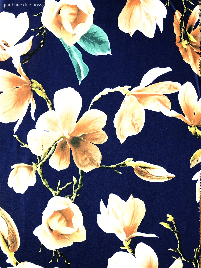 Paper Print DTY Scuba Fabric Printed