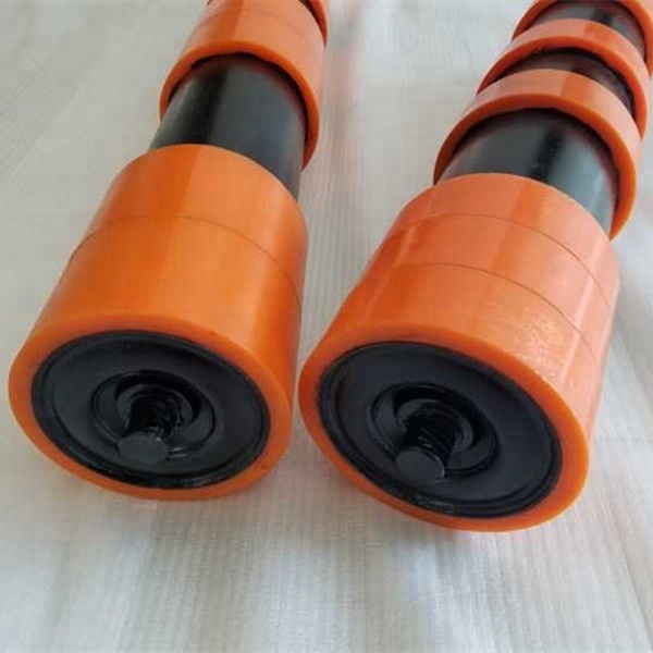 152mm Diameter Rubber Disc Conveyor Cleaning Idler