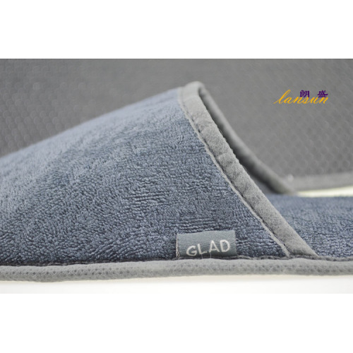 Airline Slipper Toalla de color gris Terry Slipper