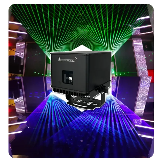 Outdoor Projection DJ: 1W RGB Programmable Disco Laser Light for Stage