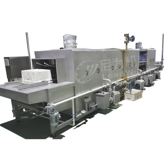 6m Automatic Crate Washing Machine with Heating Function