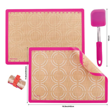 Macchero silicone riutilizzabile senza BPA tappetino da forno-tappetino da forno in silicone non acceso personalizzato all'ingrosso