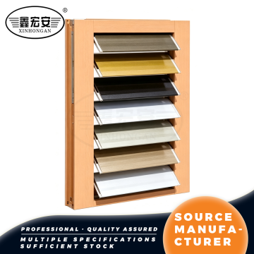 Multi-Color Manual Adjustable Aluminum Louver Vent Window