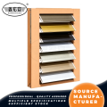 Finestra di ventilazione con feritoia in alluminio regolabile manualmente multicolore
