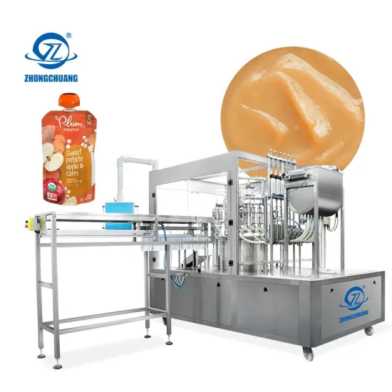 Premade Pouch Filling and Capping Machine for Beverages and Food Products
