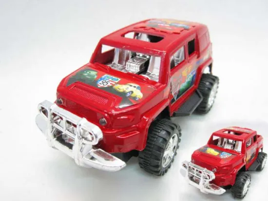 FRICTION CROSS COUNTRY CAR W/LIGHT ,IC