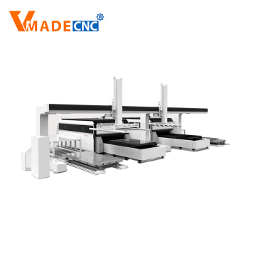 double auto feeding shuttle fiber laser cutting machine