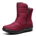 Anti slip and warm snow boots in winter