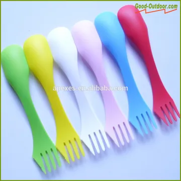 3 in 1 camping plastic spork