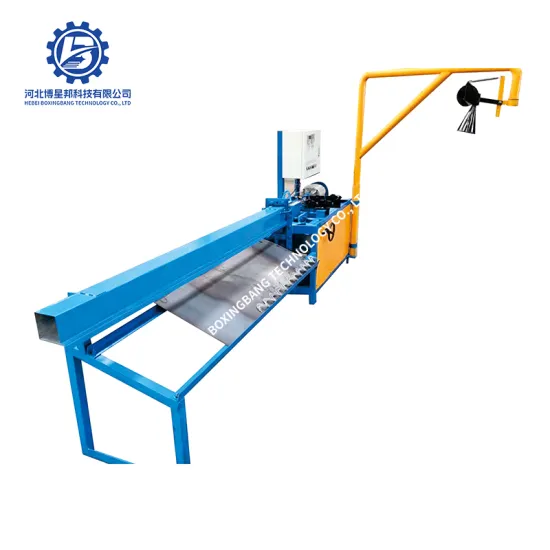 PLC Control Automatic and Manual Single Wire Chain Link Fence Net Weaving Machine