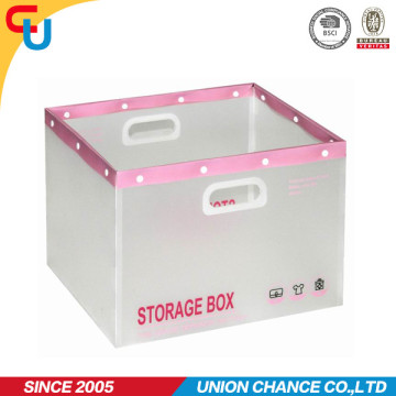 Plastic storage basket