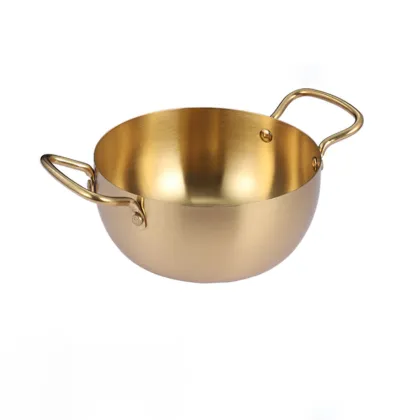 Korean Style Instant Noodle Hot Pots - Stainless Steel Ramen Pot