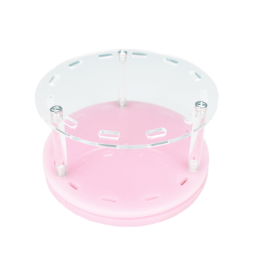 12 Holes Eyelash Extension Tweezers Storage Stand: Rotating Eyelashes Forceps Organizer Rack