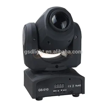 1pc 10W rgbw led spot mini moving head light / full color portable led light
