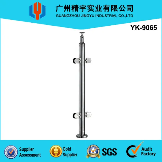 SUS 316 304 Stainless Steel Balustrade for Project Glass Fence Golden Supplier