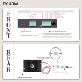 ZY80W 28kV ليزر ثاني أكسيد الكربون PSU لتكامل النظام