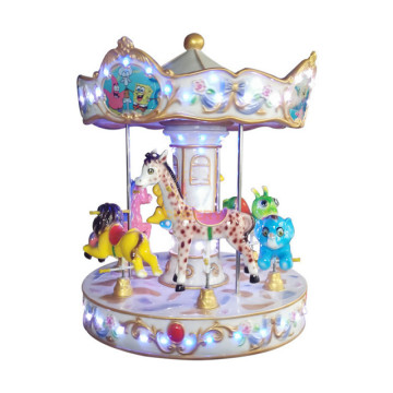 Popular Amusement: Kids Indoor Mini Carousel Rides for Sale