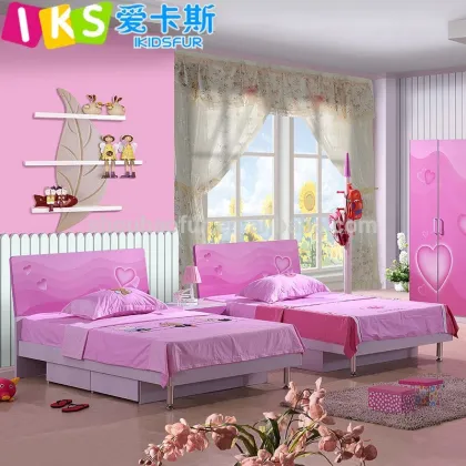 pink kids furniture in foshan factory K112 #