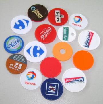 Plastic tokens