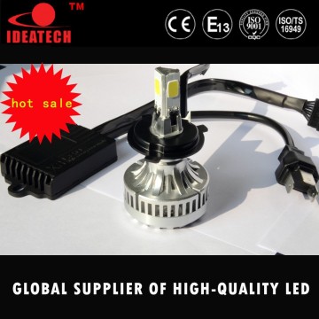 Highest Lumen as bright as xenon hid 40w 3600LM H4 car led headlight