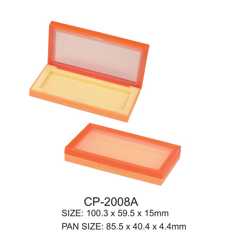 Square Plastic Blush Compact Case CP-2008A