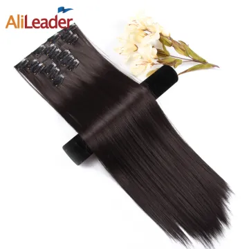 AliLeader  Wholesale Price 22"  Hairpiece Clip In Hair Extensions For Women