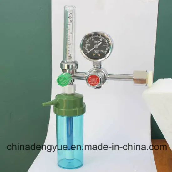 Oxygen Flowmeter with Humidifier Bottle Oxygen Regulator Manufacturer