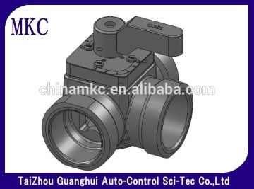40mm screwed 3 port rotary valve