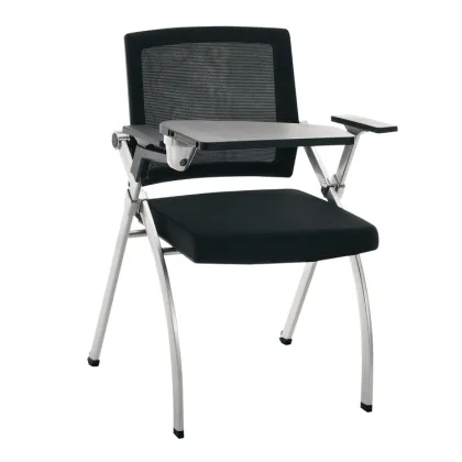Modern Design Conference Chair with Writing Tablet - Fashionable School Furniture for Training or Conference Rooms