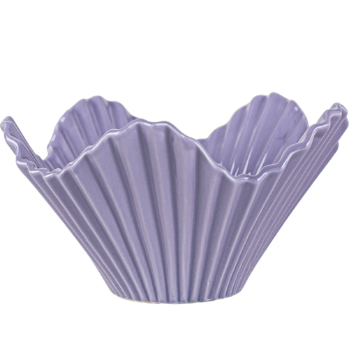 Bentuk tidak beraturan mangkuk buah keramik buah kering baki porselen piring buah piring minimalis kelasi