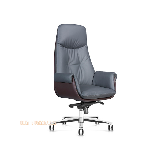 Adjustable Armrest Swivel Highback Executive Chair