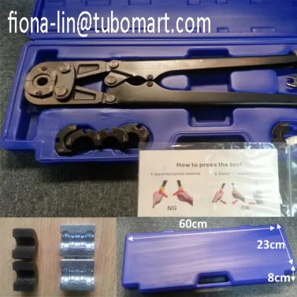 Press fittings clamping tools for pipe clamping tools