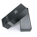 Logo Long Matt Black Wine Box