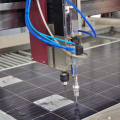 YC CNC WaterJet Cutting Machine με κεφαλή γεώτρησης