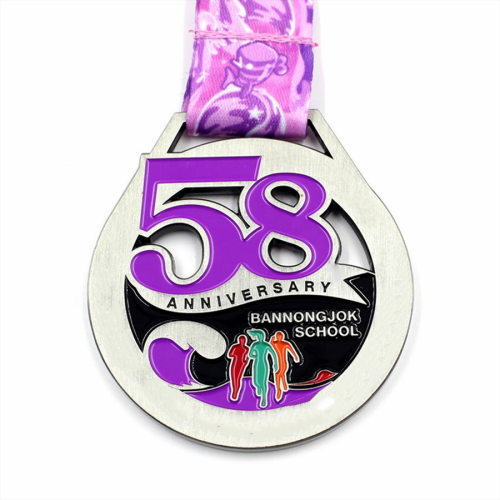 Celebrate school anniversary metal medal