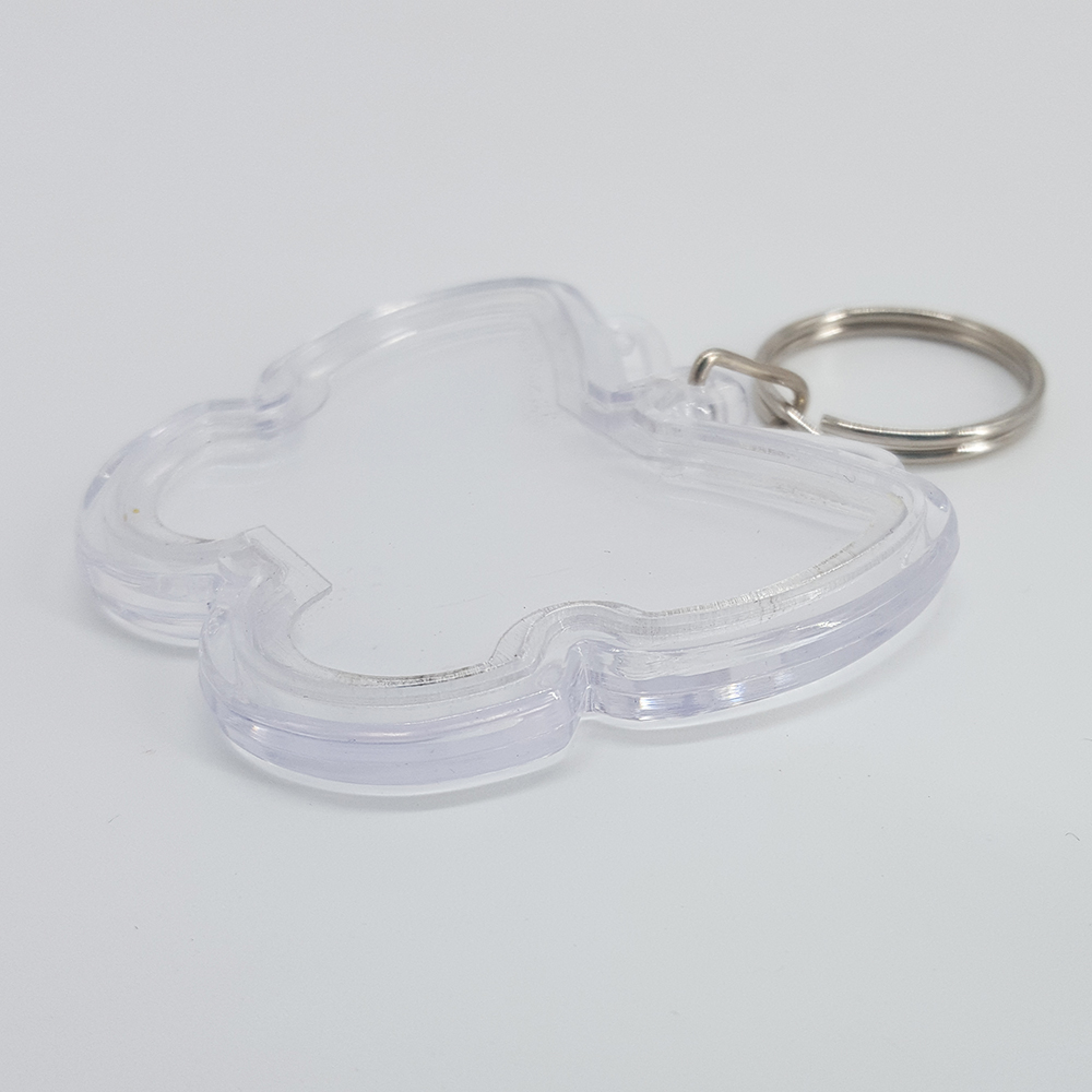 Butterfly Custom Clear Acrylic Digital Picture Frame Keyring