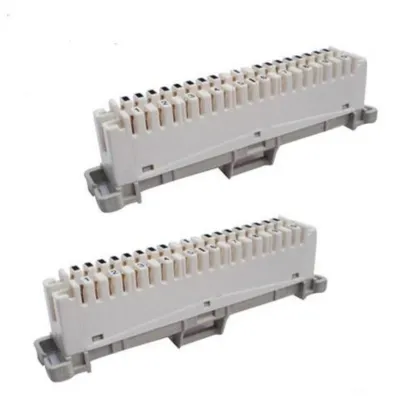 Chinese Supply Krone Strip Module LSA PLUS Wiring Terminal Module 10 Pairs Krone Disconnect Module