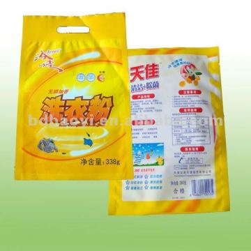 Laundry detergent powder packing bags