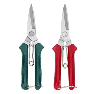 Multipurpose Garden Scissors: Stainless Steel PP Green Flower Pruning & Trimming Tools