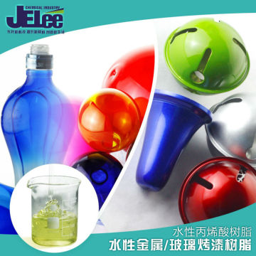 Good cold/heat water/alcohol resistance,good adhesion of Water based sillicone modified acrylic resin for glass and hardware