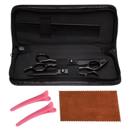 Professional Barber Hair Cutting Scissors Grooming Scissors Set