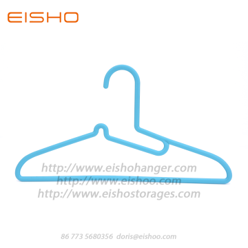 EISHO Blauer Kunststoff-Kleiderbügel für Erwachsene