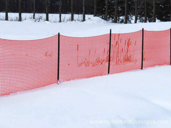 snow alert fence