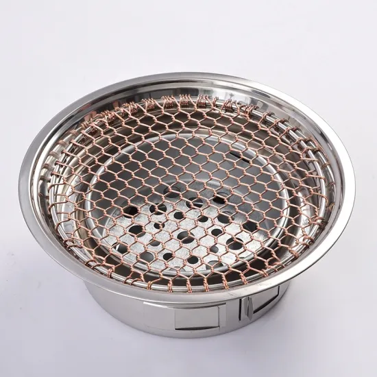 Korean Style BBQ Grill with Customized Charcoal Grilling Accessories