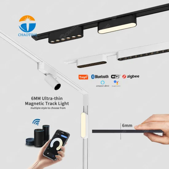 Magnet Track Light with Zoomable LED Spotlight
