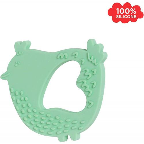 Bébé dentition jouet poussin texturé silicone teether