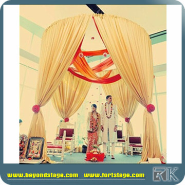 Aluminum cheap photo booth/Pipe and Drape/Wedding Backdrop Decoration