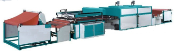 Automatic one color nonwoven fabric screen printing machine